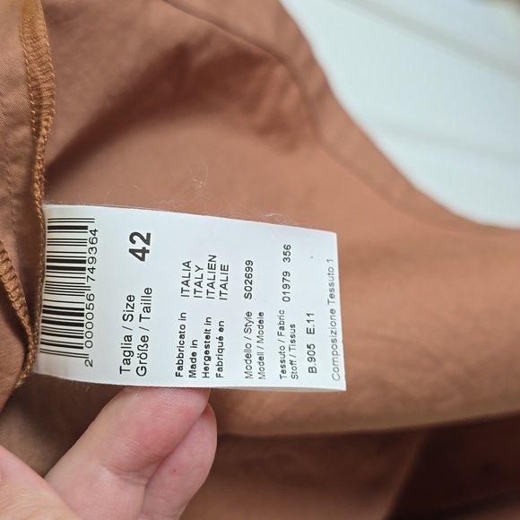 Peserico Midi Dress Size 42 US M Cotton - Picture 11 of 15